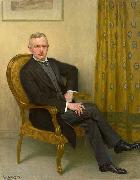 Heinrich Hellhoff Portrait des kaiserlichen Kammerherrn von Winterfeldt, in Armlehnstuhl sitzend USA oil painting artist